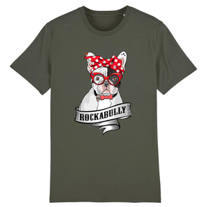 Papero T-Shirt- BIO- FRENCH BULLY ROCKERBULLY- Herren Clearance-Verkauf