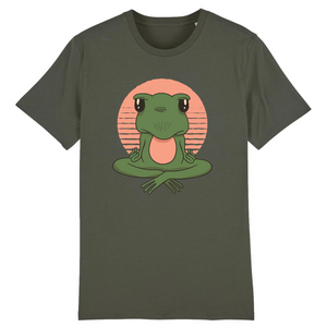 Papero T-Shirt- BIO- FROSCH YOGA VINTAGE- Herren Fabrikladen