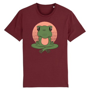Papero T-Shirt- BIO- FROSCH YOGA VINTAGE- Herren Fabrikladen