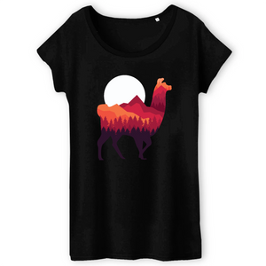 Papero T-Shirt- BIO- LAMA- Damen Speichern exportieren