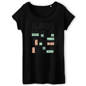 Papero T-Shirt- BIO- VEGANHOLIC- Damen Auslauf