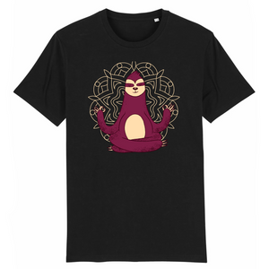 Papero T-Shirt - BIO- MEDITATION SLOTH - Herren Meist gekauft