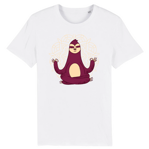 Papero T-Shirt - BIO- MEDITATION SLOTH - Herren Meist gekauft
