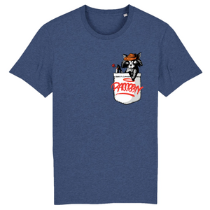 Papero T-Shirt - BIO- Pocket Racoon - Herren Rabatt