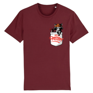 Papero T-Shirt - BIO- Pocket Racoon - Herren Rabatt