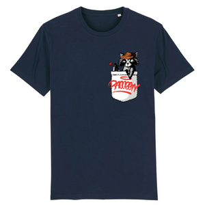 Papero T-Shirt - BIO- Pocket Racoon - Herren Rabatt