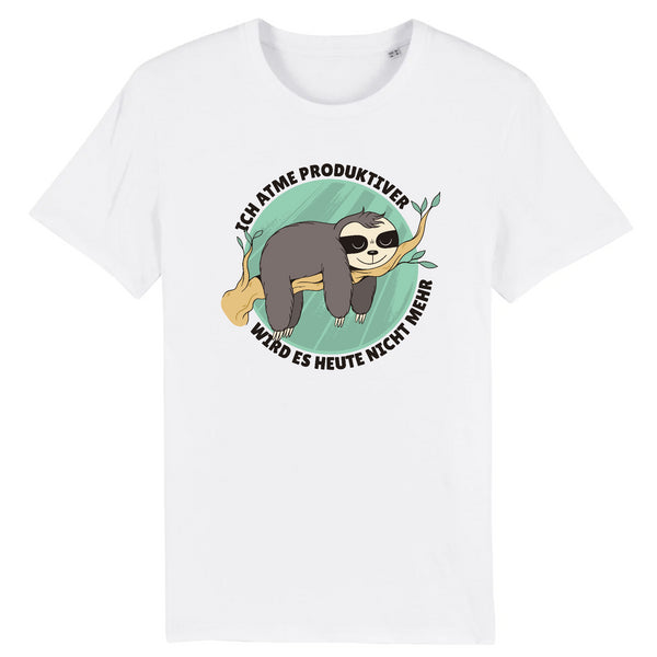 Papero T-SHIRT - BIO- Sloth Ich Atme produktiver - HERREN Begrenztes Angebot