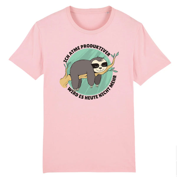 Papero T-SHIRT - BIO- Sloth Ich Atme produktiver - HERREN Begrenztes Angebot