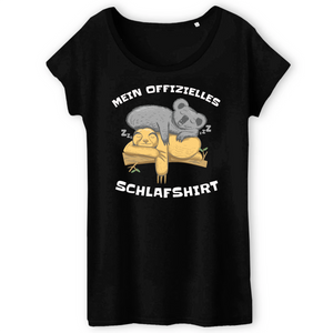 Papero T-SHIRT - BIO- Sloth Sleep3- Damen Preisnachlass