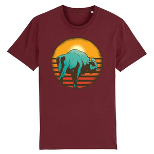Papero T-Shirt - BIO- vintage-sunset-bison - Herren Jubiläumsangebot