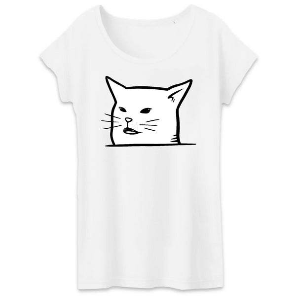 Papero T-SHIRT - BIO- White Cat - Damen Online Outlet