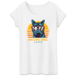 Papero T-Shirt- BIO- AWESOME SINCE 1989- Damen Neuheiten