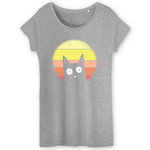 Papero T-Shirt- BIO- CAT VINTAGE- Damen Kauf eins, bekomm eins gratis