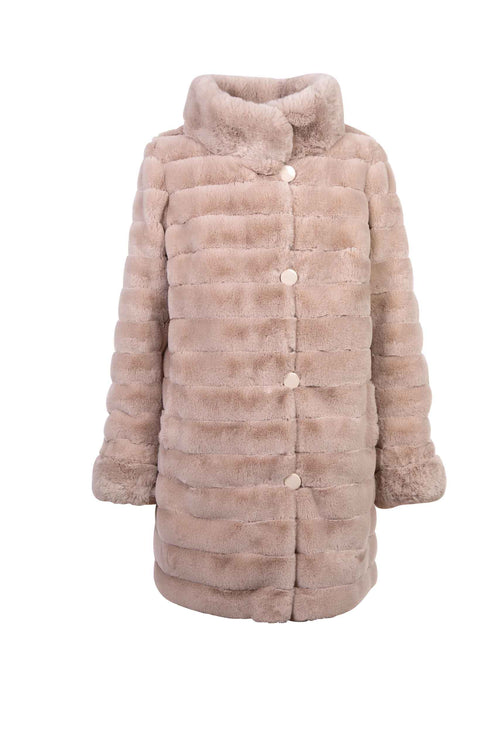 Petite M. Kunstpelz Jacke zum Wenden Creme Osterangebot