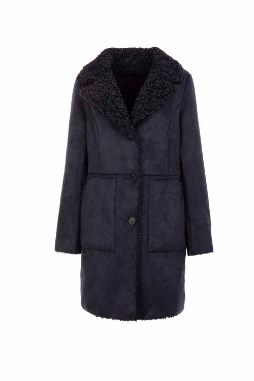 Petite M. Blazermantel Lammy in Dunkel Blau Zeitlich begrenztes Angebot