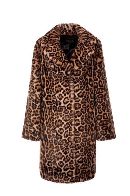Petite M. Blazermantel mit Leopardenmuster Exklusive Angebote