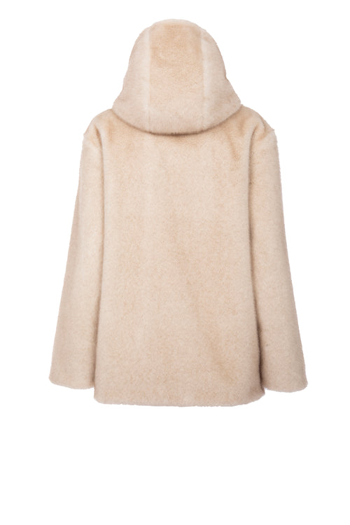 Petite M. Kunstfell Jacke Creme Sonderangebote