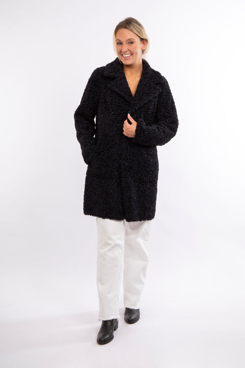 Petite M. Blazermantel Lammy in Dunkel Blau Fabrik Onlineshop