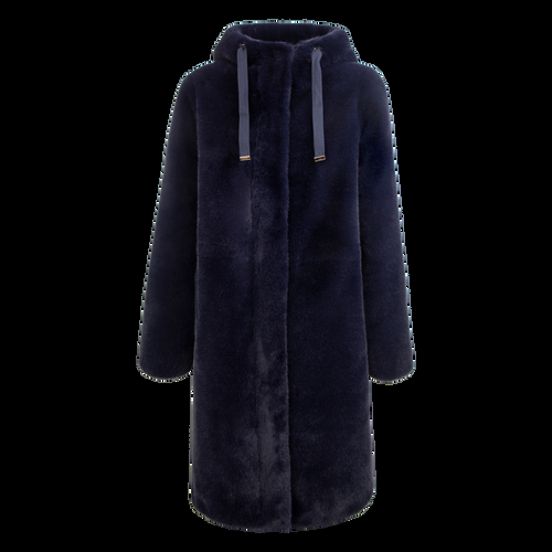 Petite M. Kunstpelz Parka Dunkelblau Flash Sale