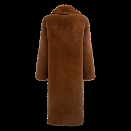 Petite M. Langer Kunstpelz Mantel in Farbe Haselnuss Discount Store für neue Produkte