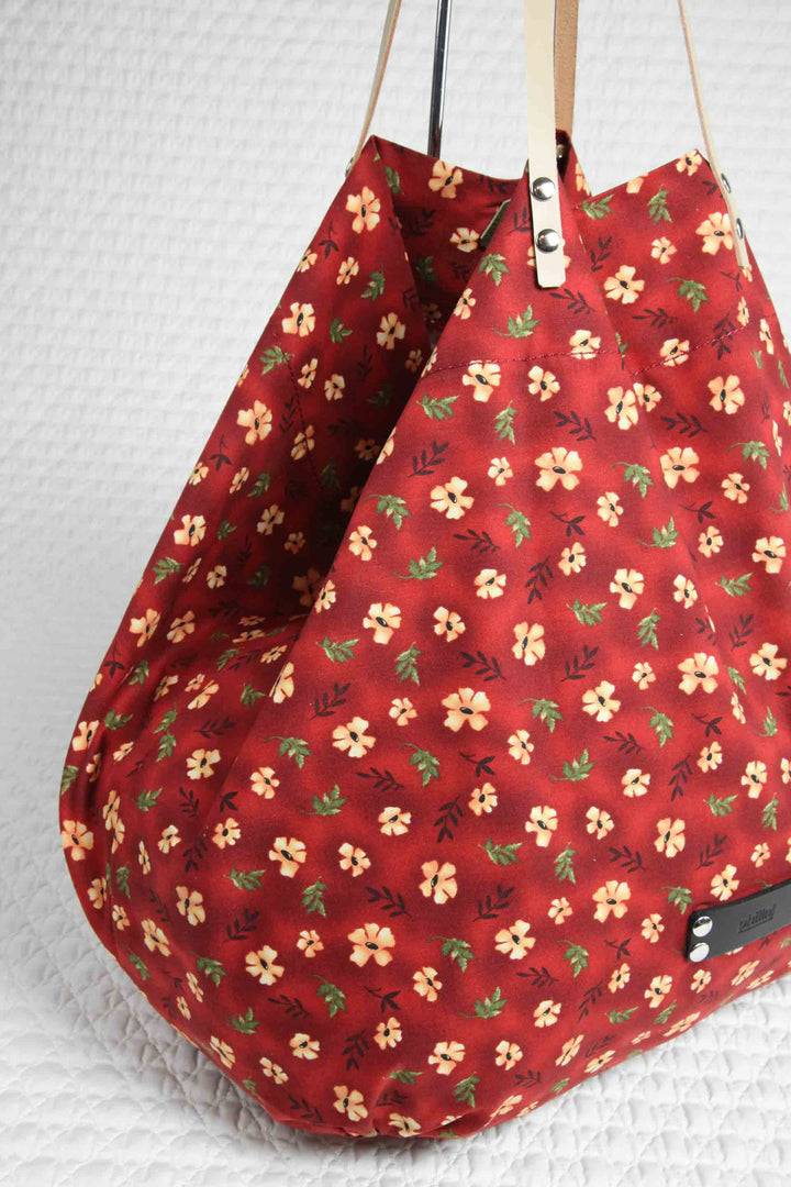 Philini Mini Flowers Shopper rot Im Verkauf