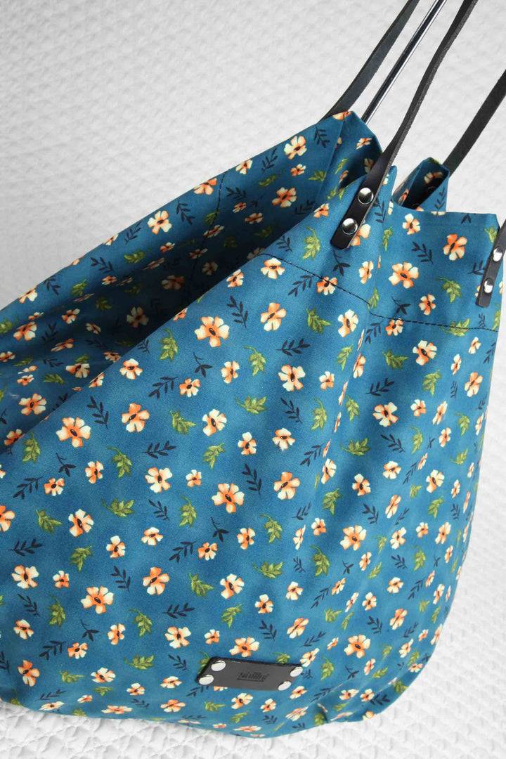 Philini Mini Flowers Shopper blau Outlet