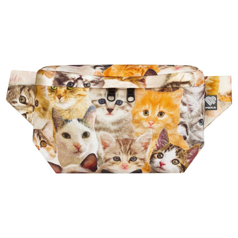 PP Berlin Bauchtasche eckig, Canvas Stoff mit Motiv, Damen Herren Unisex Nur für heute