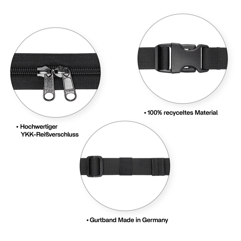 PP Berlin Bauchtasche klassisch, Ripstop Stoff, Damen Herren Unisex Riesige Rabatte