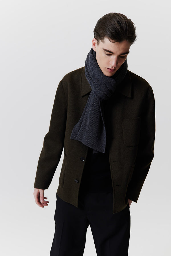 Prinz Berlin Kaschmir Schal Classic Knit Graphit Letzte 2 Tage