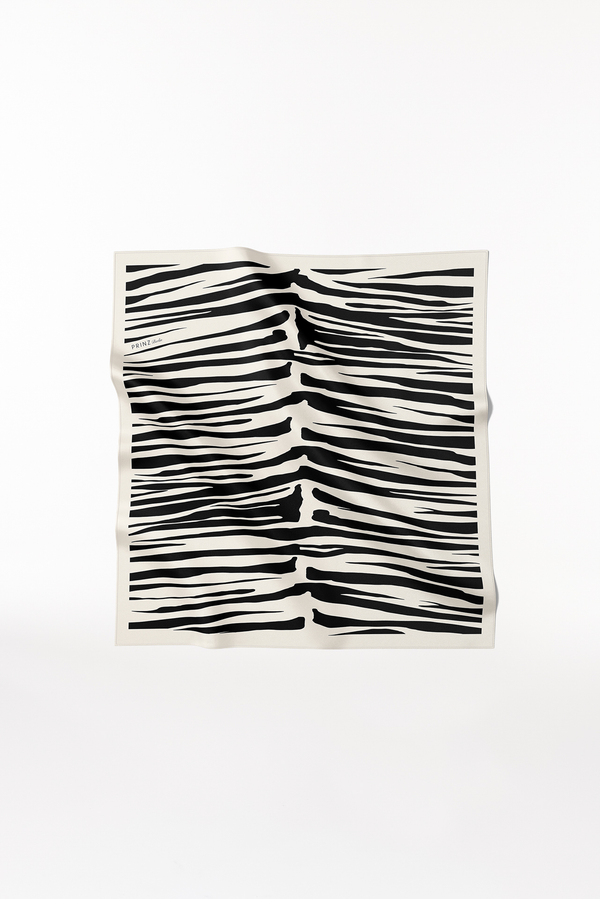 Prinz Berlin Seidentuch Zebra 90 Schwarz Bis zu 50% Rabatt