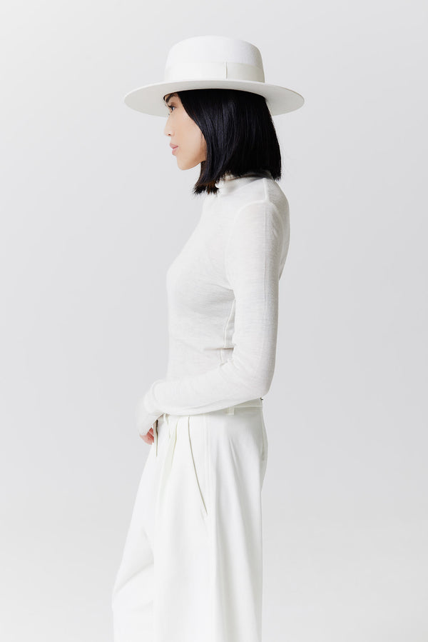 Prinz Berlin Merino 344 Hut Short Brim Weiß Bis zu 60% Rabatt