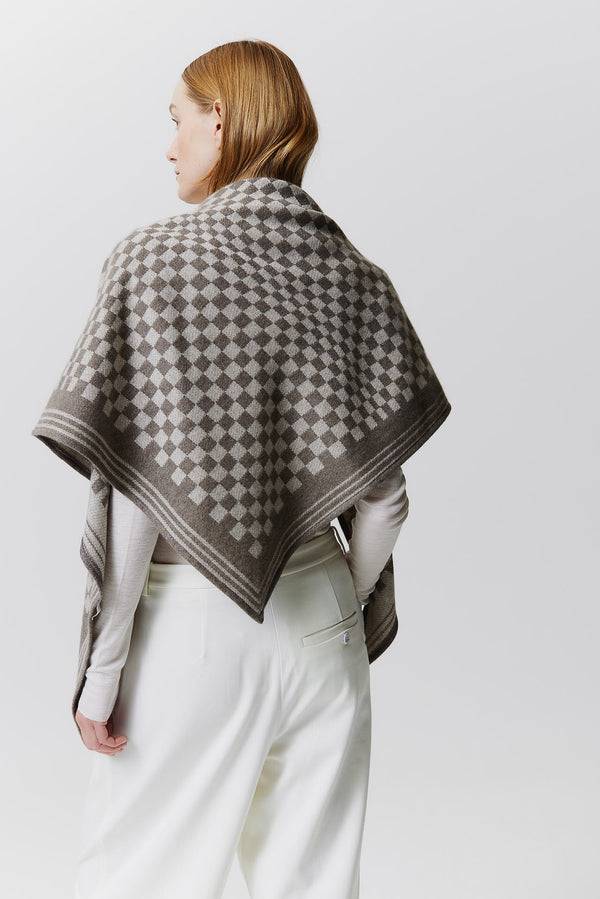 Prinz Berlin Kaschmir Triangle Jacquard Taupe Bis zu 55% Rabatt