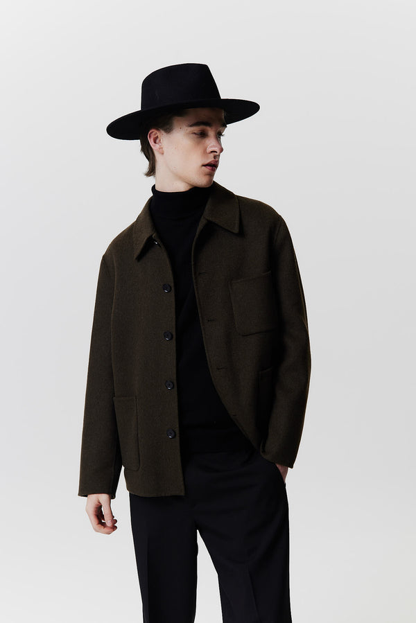 Prinz Berlin Merino Fedora Hut Classic Brim Schwarz Fabrikladen