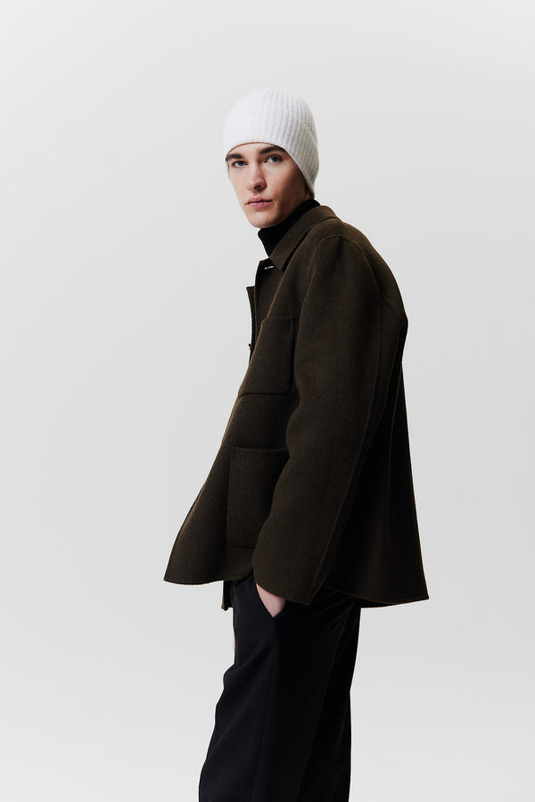 Prinz Berlin Kaschmir Beanie Rib Knit Off-White Rabatte dieses Monats