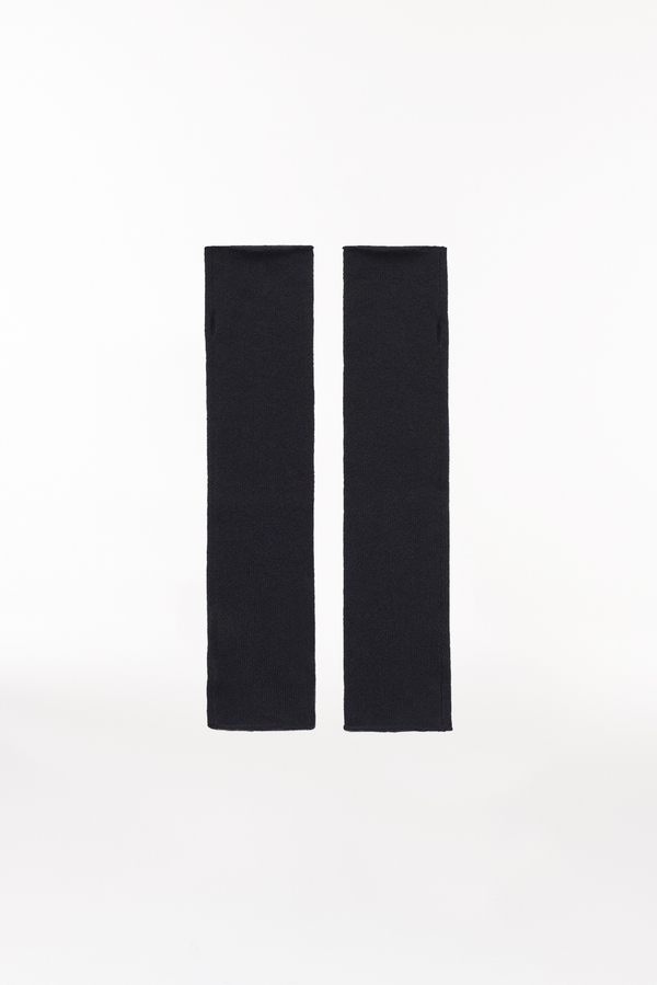 Prinz Berlin Kaschmir Arm Warmers Fine Knit Schwarz Outlet
