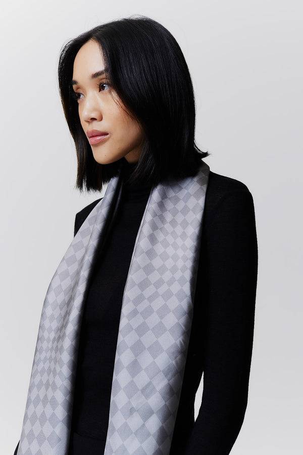 Prinz Berlin Seidentuch Illusion 123 Grau Online Shopping
