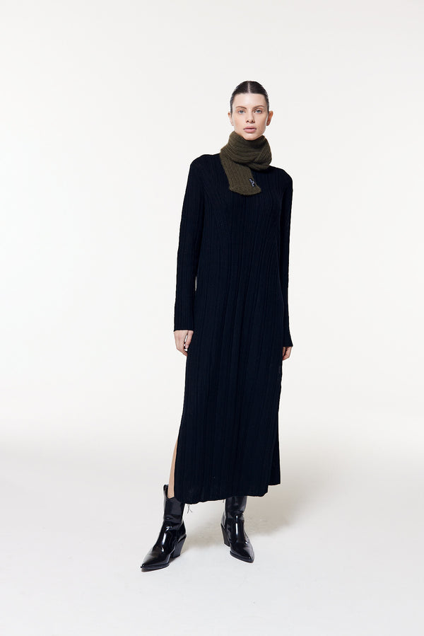 Prinz Berlin Kaschmir Kurzschal Hand Knit Grün Top Angebot