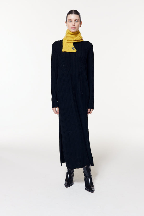 Prinz Berlin Kaschmir Kurzschal Hand Knit Gelb Online Outlet