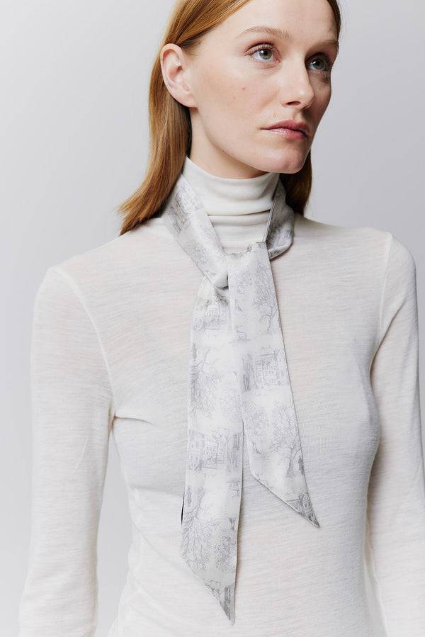 Prinz Berlin Seidentwilly Toile Valentine Grau Super Sparpreis