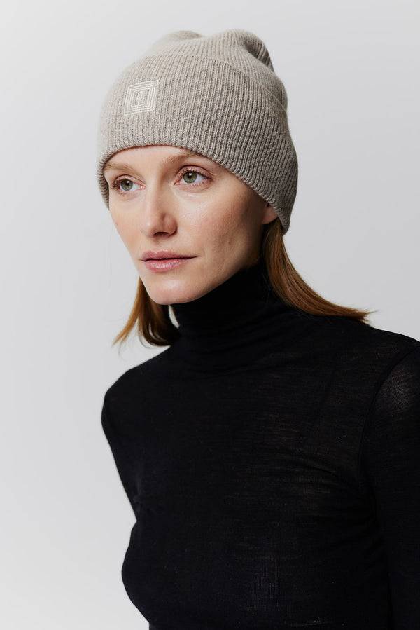 Prinz Berlin Kaschmir Beanie Classic Knit Beige Bis zu 65% Rabatt