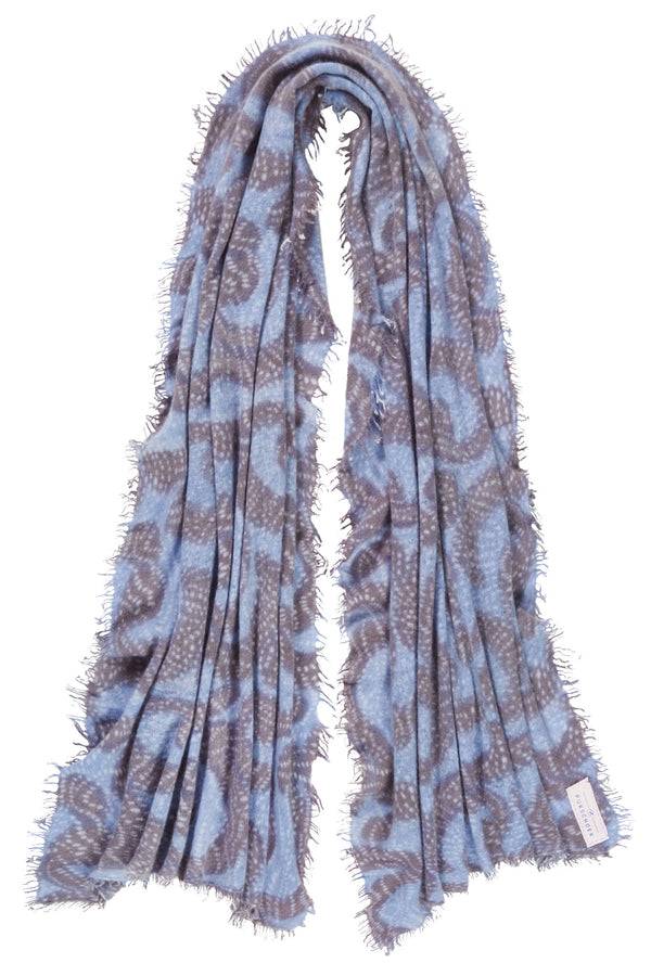Pur Schoen Schal sprinkle eisblau dark Black Friday Preise