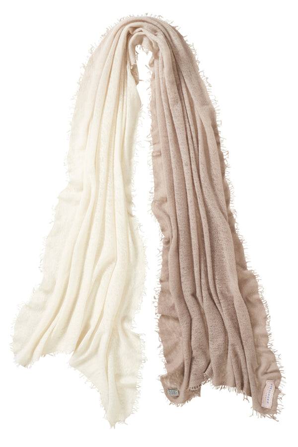 Pur Schoen Schal ombre nougat-natural 2025