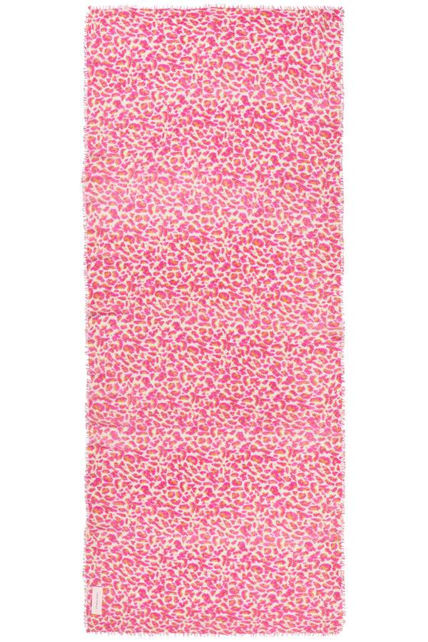 Pur Schoen Schal leo pink-orange Outlet