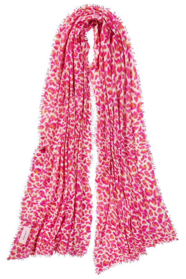 Pur Schoen Schal leo pink-orange Outlet