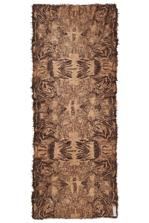 Pur Schoen Schal crazy animal testa-camel II im Angebot