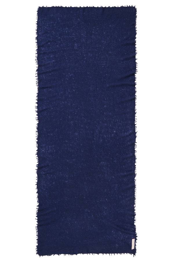 Pur Schoen Schal navy blue Fabrikpreis