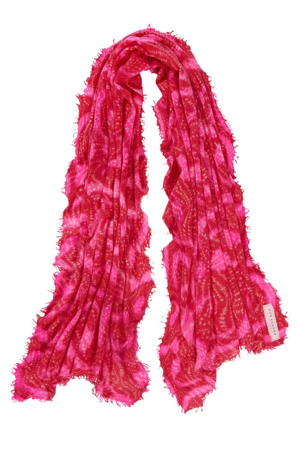 Pur Schoen Schal sprinkle neon pink-rot Muttertagsangebot
