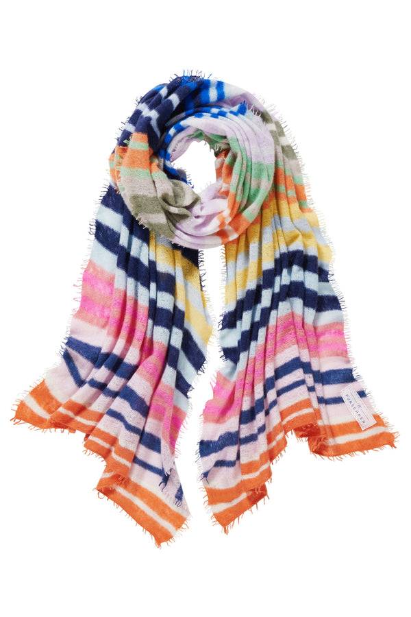 Pur Schoen Schal rainbow stripes 4