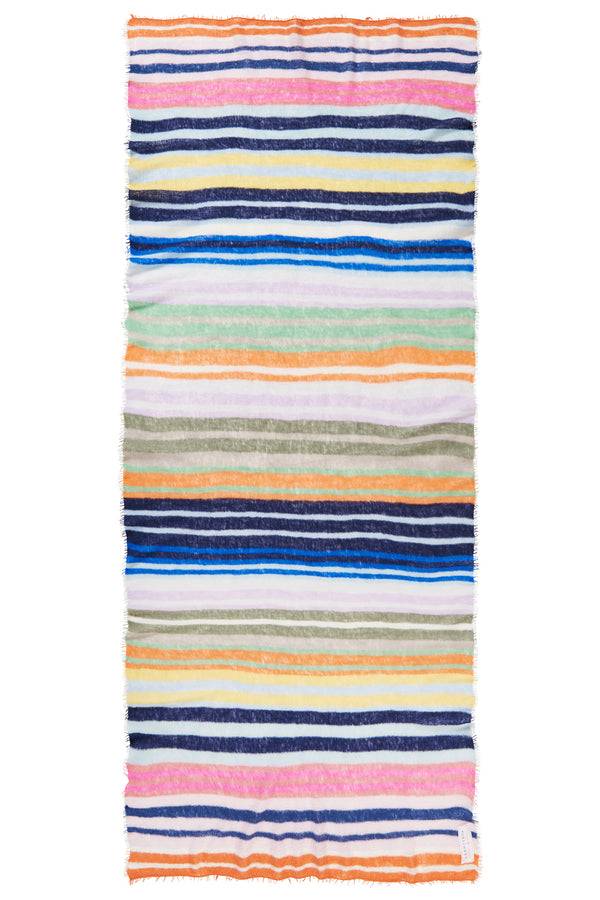 Pur Schoen Schal rainbow stripes 4 Heißer Verkauf