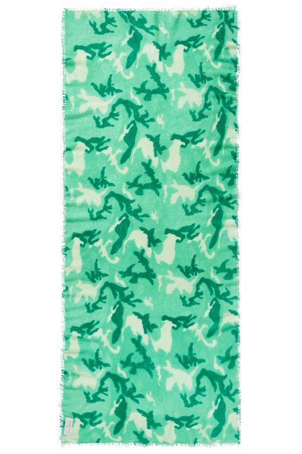 Pur Schoen Schal camo green ice Sonderangebot der Fabrik